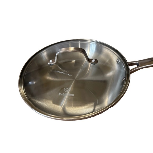 Calphalon Other - Calphalon 1390 10" Stainless Steel Frying Pan Skillet w Glass Lid Induction